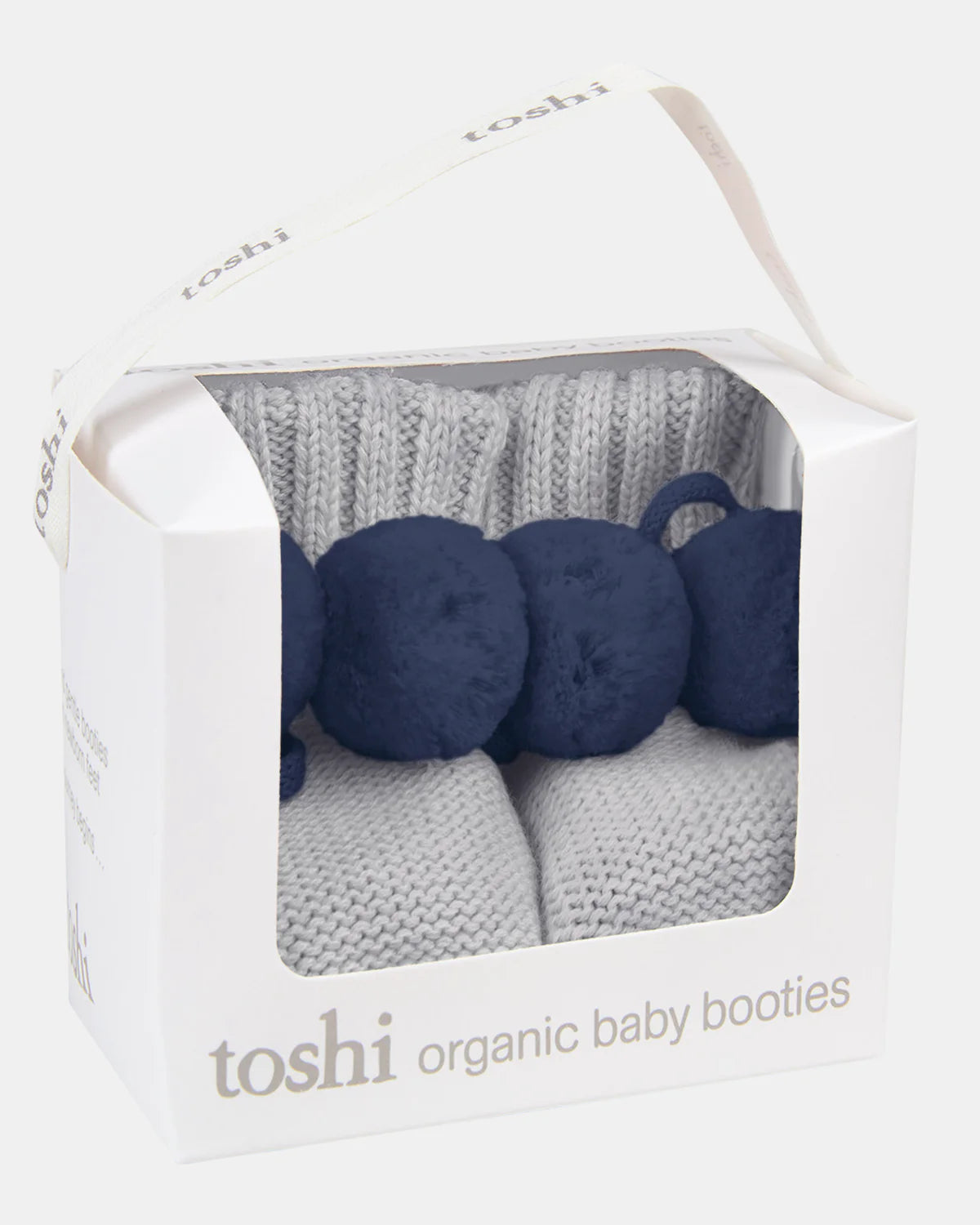 Toshi Organic Booties Bobby - Fog