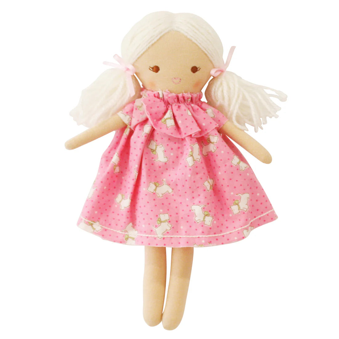 Alimrose Mini Matilda Doll 24cm - Pink Puppies