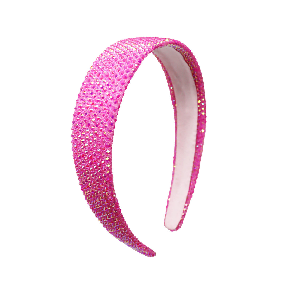 Pink Poppy Rhinestone Headband
