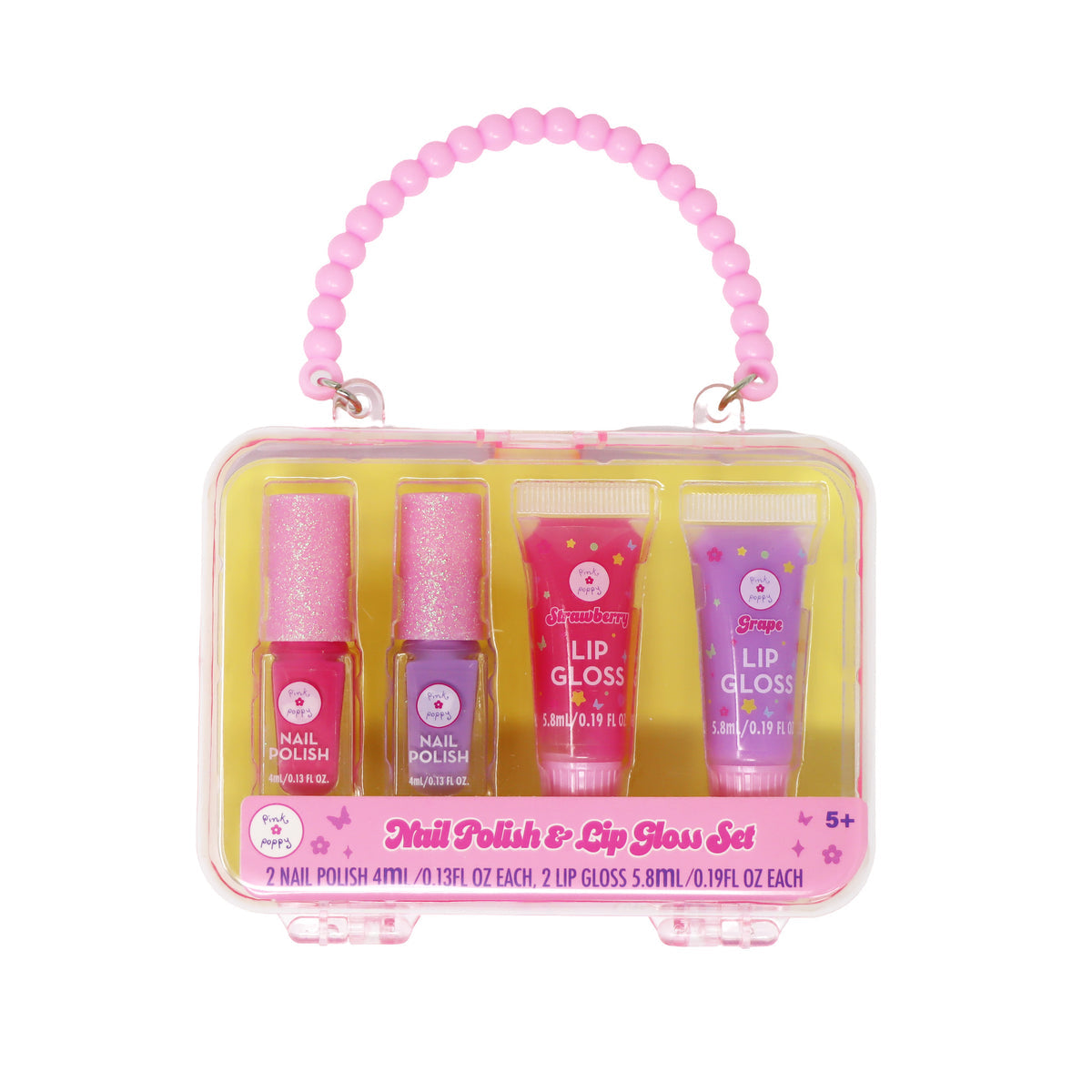Pink Poppy Handbag Makeup Set