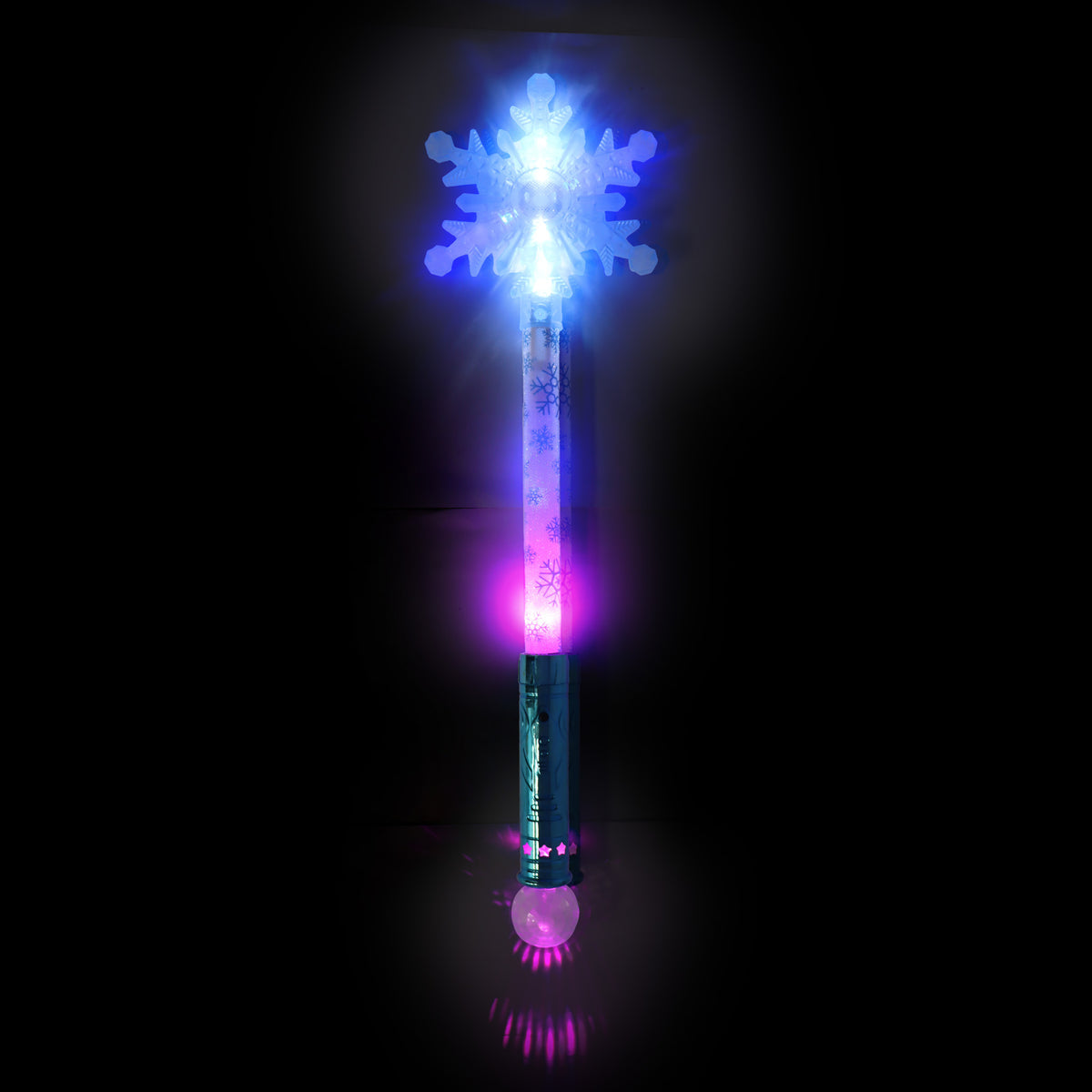 Pink Polly Magical Snowflake Light Up Wand