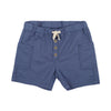 Bebe Kai Button Front Shorts - Mid Blue
