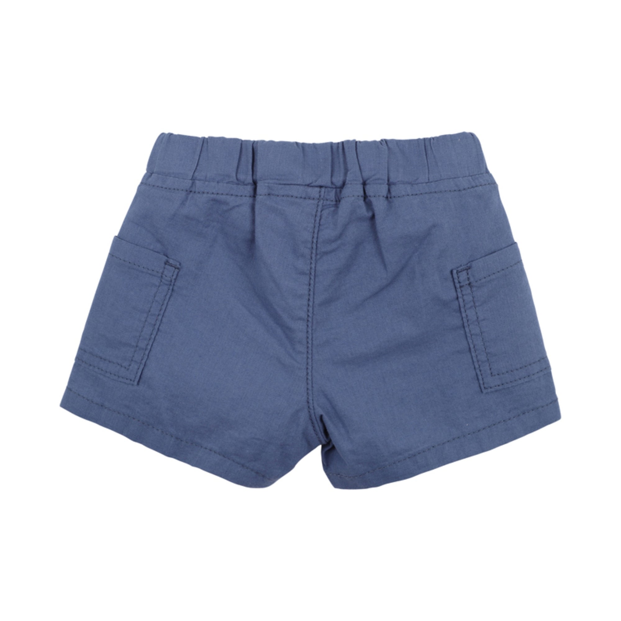 Bebe Kai Button Front Shorts - Mid Blue
