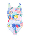 Camille Print Swimsuit 4y - 14y