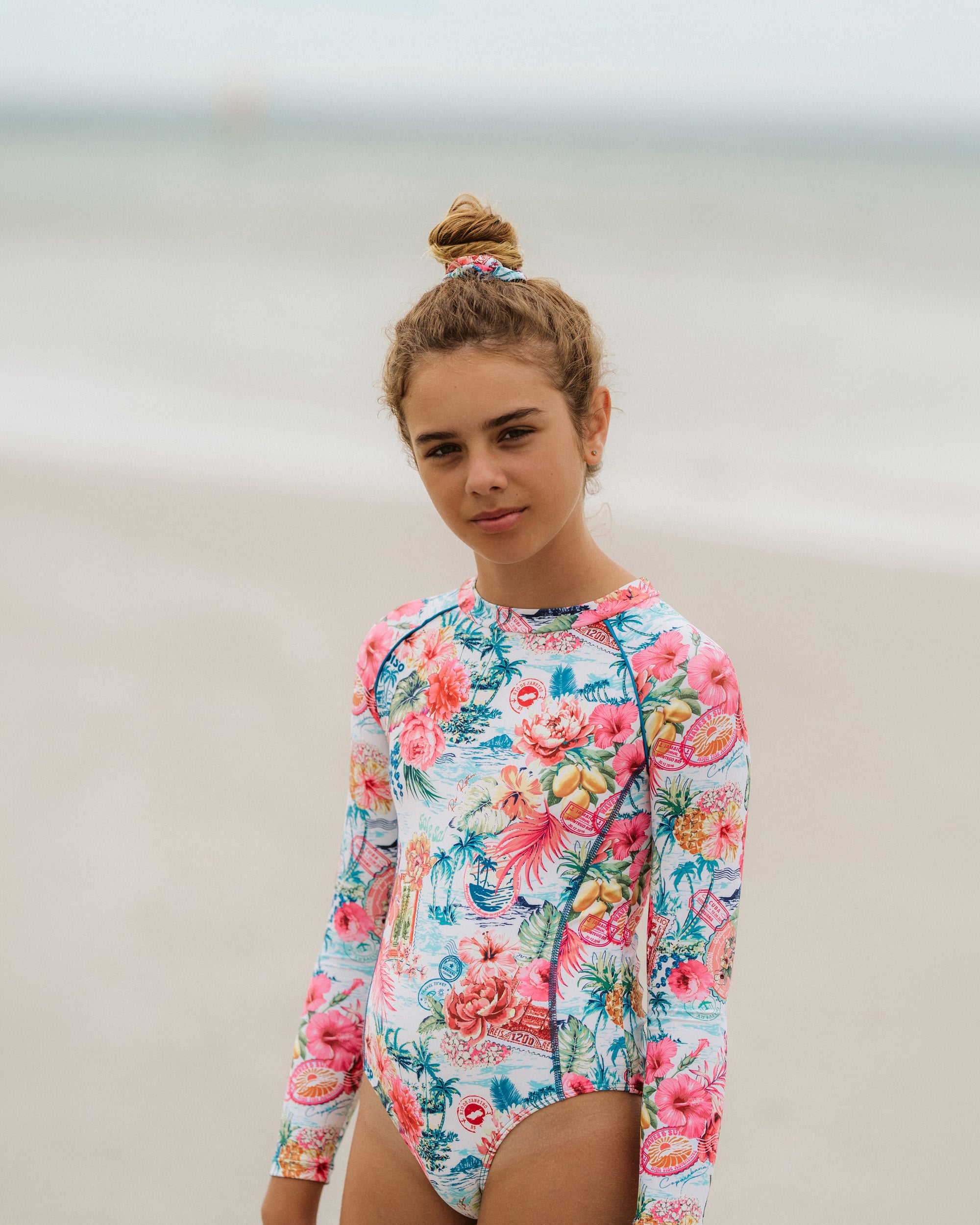 Selena Ls Sunsuit 4-14Y