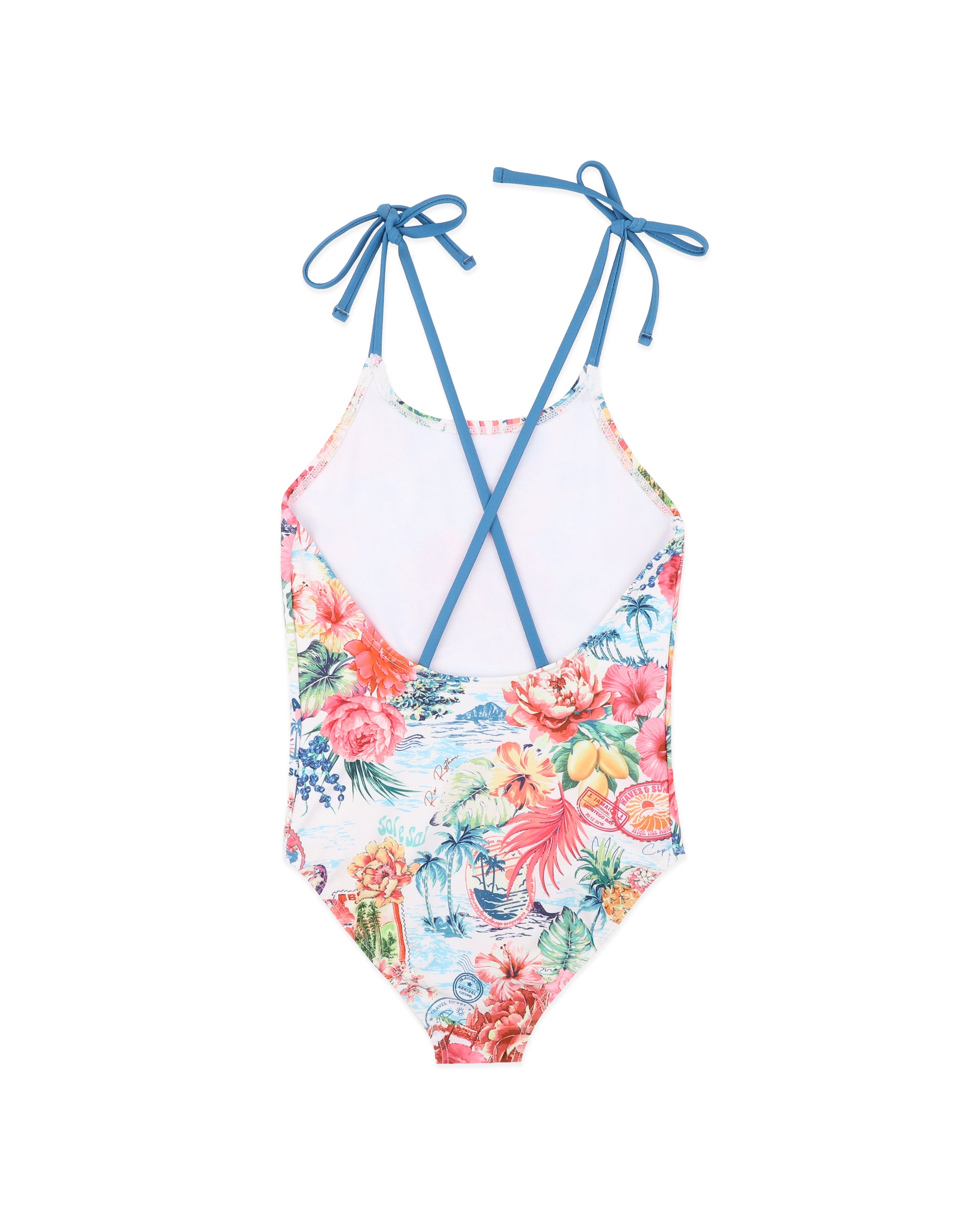 Selena Cross Back Swimsuit 3-10Y
