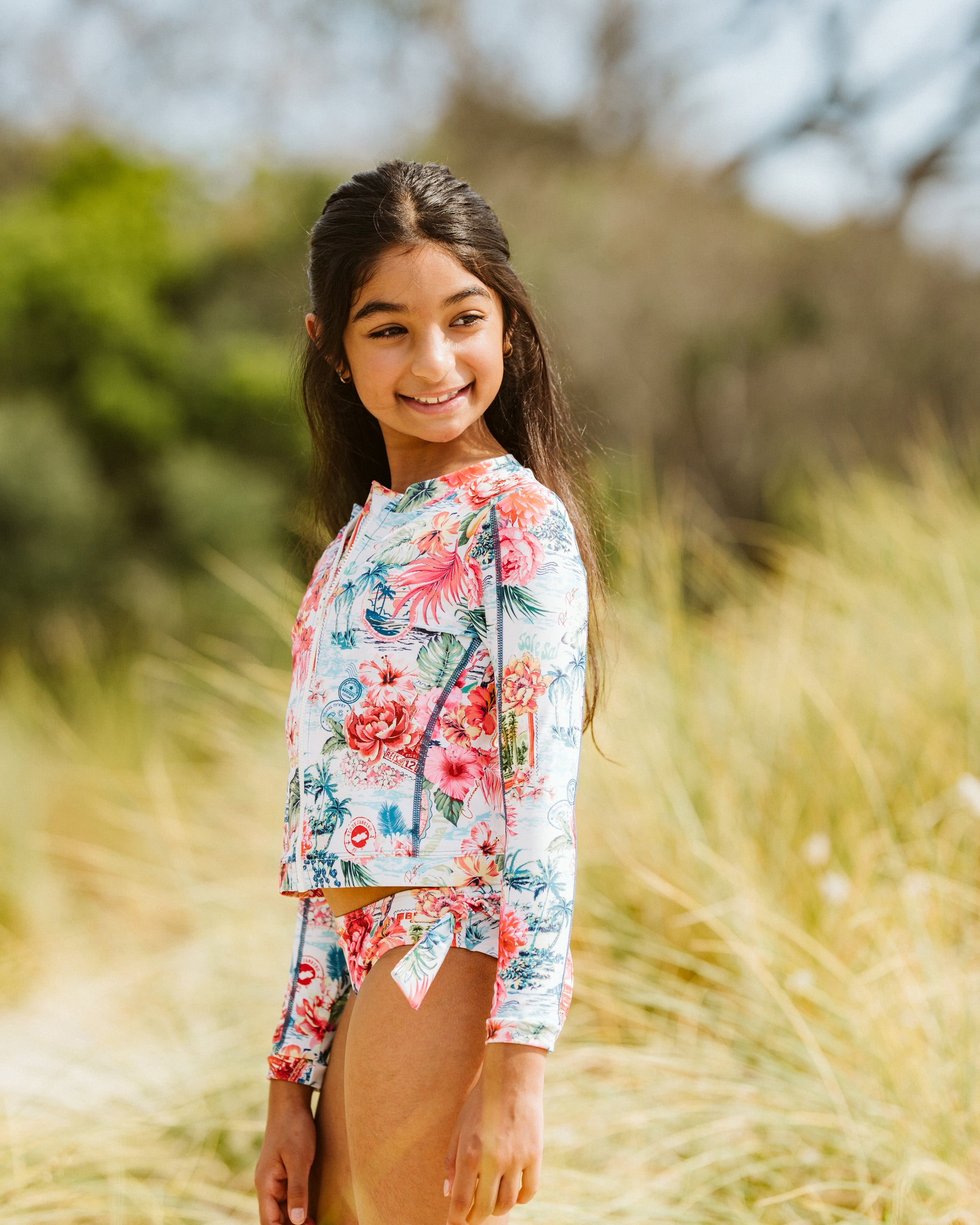 Selena 3 Piece Tankini/Rash Set 3-10Y
