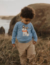 Purebaby Seaside Jumper - Ocean  Melange