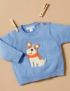 Purebaby Seaside Jumper - Ocean  Melange