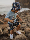 Purebaby Reversible  Bucket Hat - Yacht Print