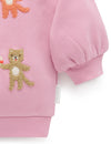 Purebaby Fluffy Cats Windcheater - Passion fruit