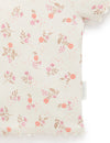 Purebaby Short Rib Tee - Cloud  Daisy