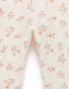 Purebaby Rib Leggings - Cloud Daisy