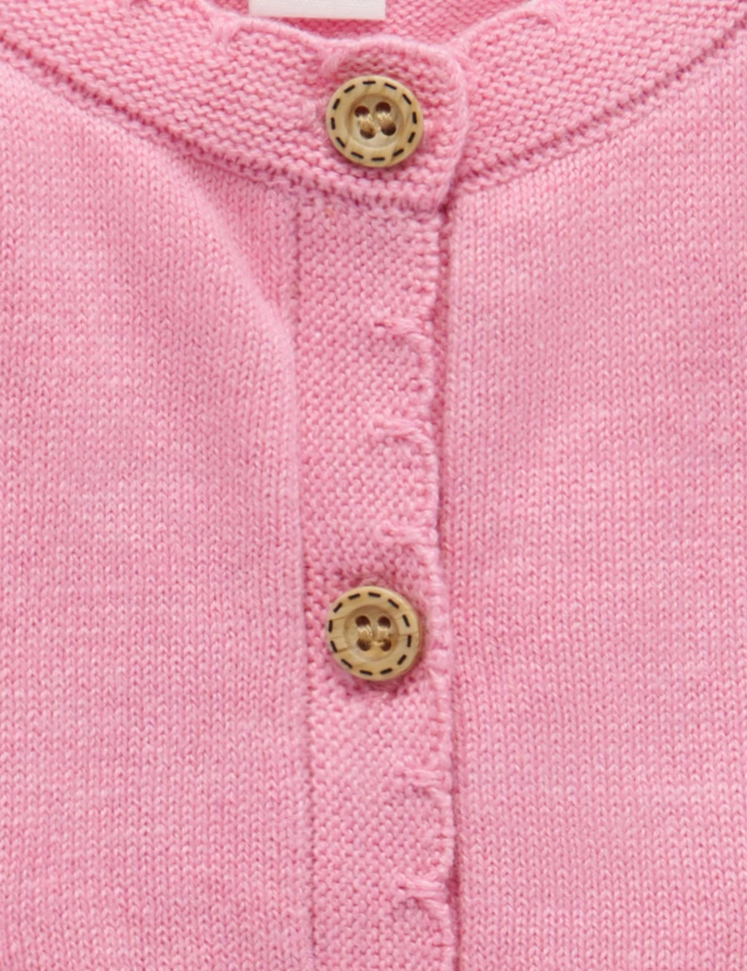 Purebaby Embroidered Cardigan - Passion Fruit  Melange