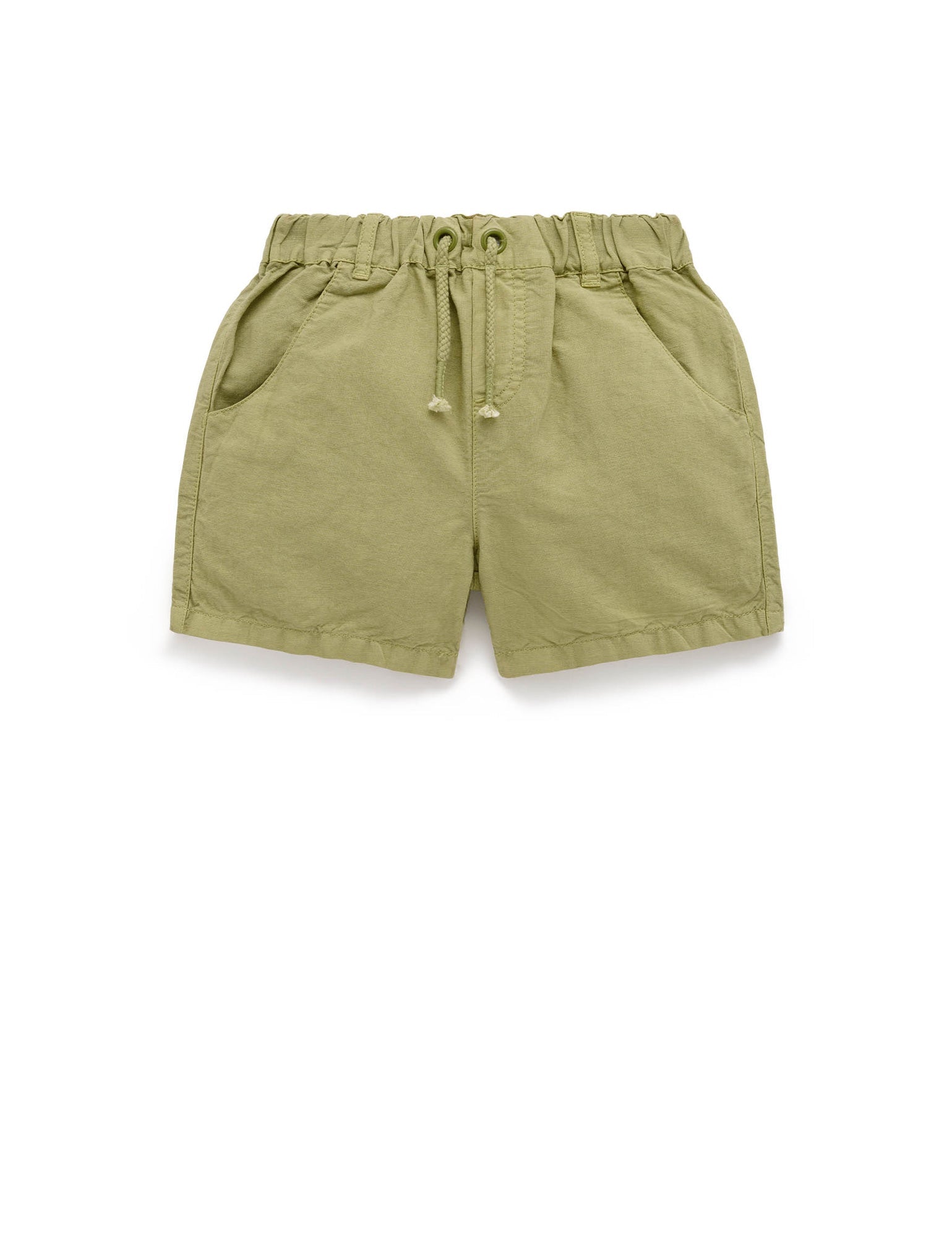 Linen Blend Pull on Shorts