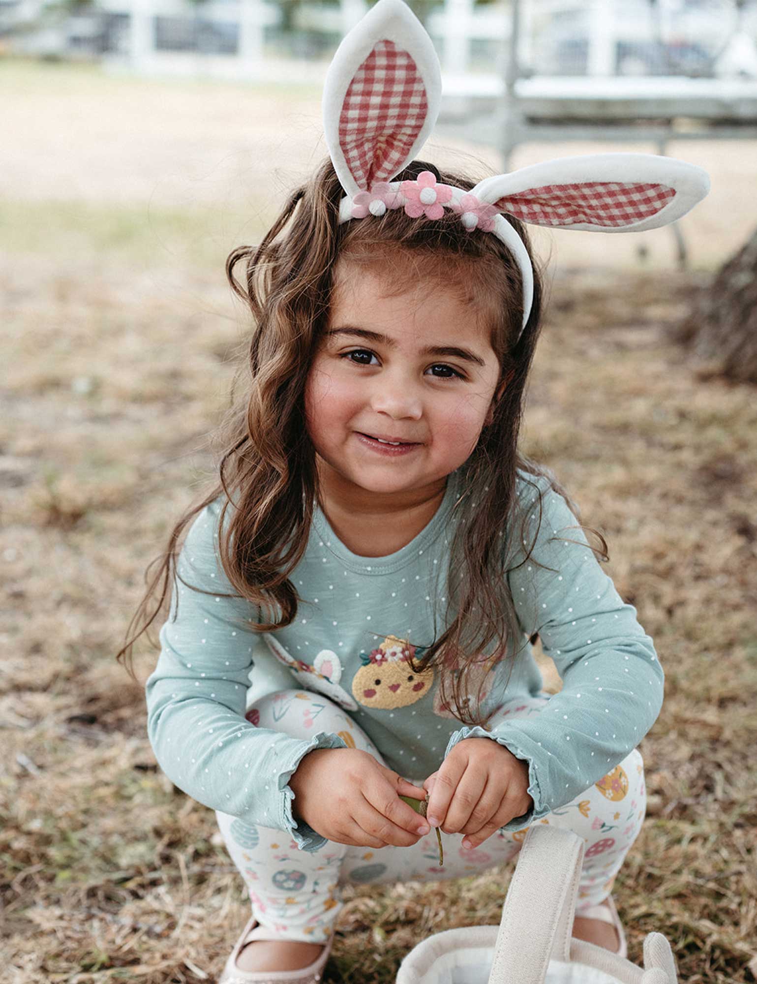 Purebaby Bunny Friends Tee - Sage Mini Spot
