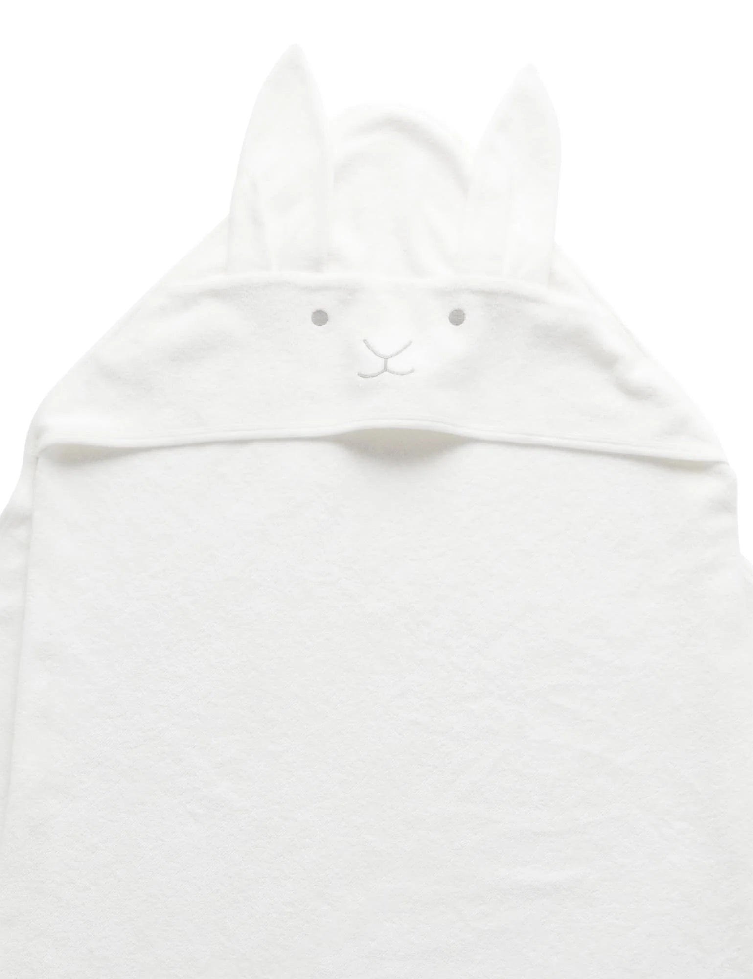 Purebaby Hooded Towel - Vanilla Bunny