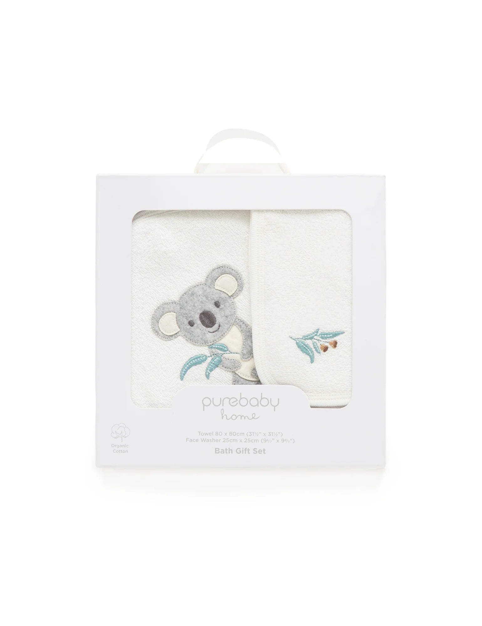Purebaby Koala Bath Set