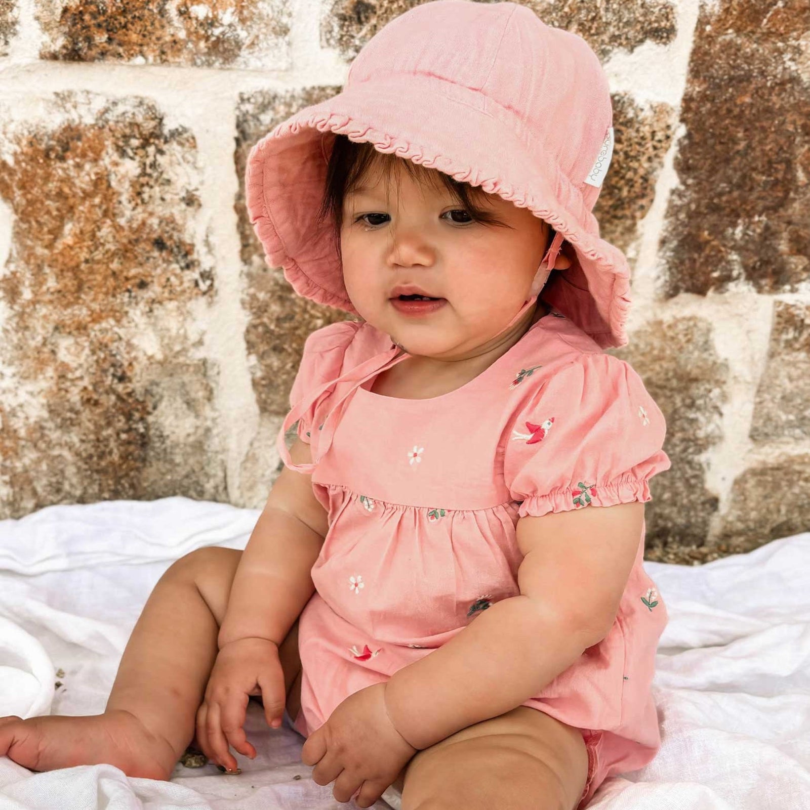 Purebaby Embroidered Bodysuit - Swallow Broderie