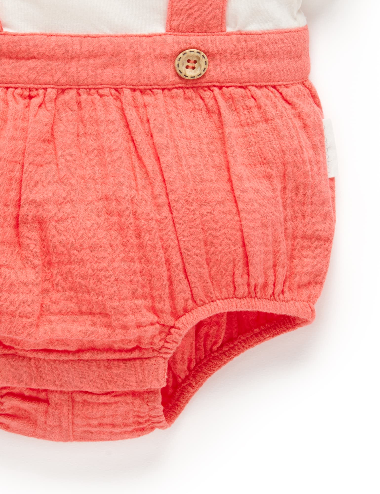 Purebaby Elf Bodysuit - Vintage Red