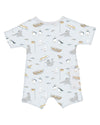 Fox &amp; Finch Puffin Print SS Romper