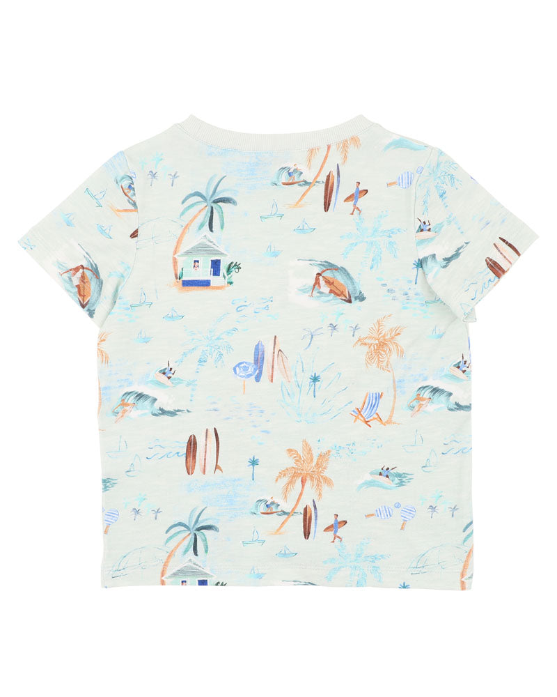 Fox &amp; Finch Surf&#39;s Up Print Tee