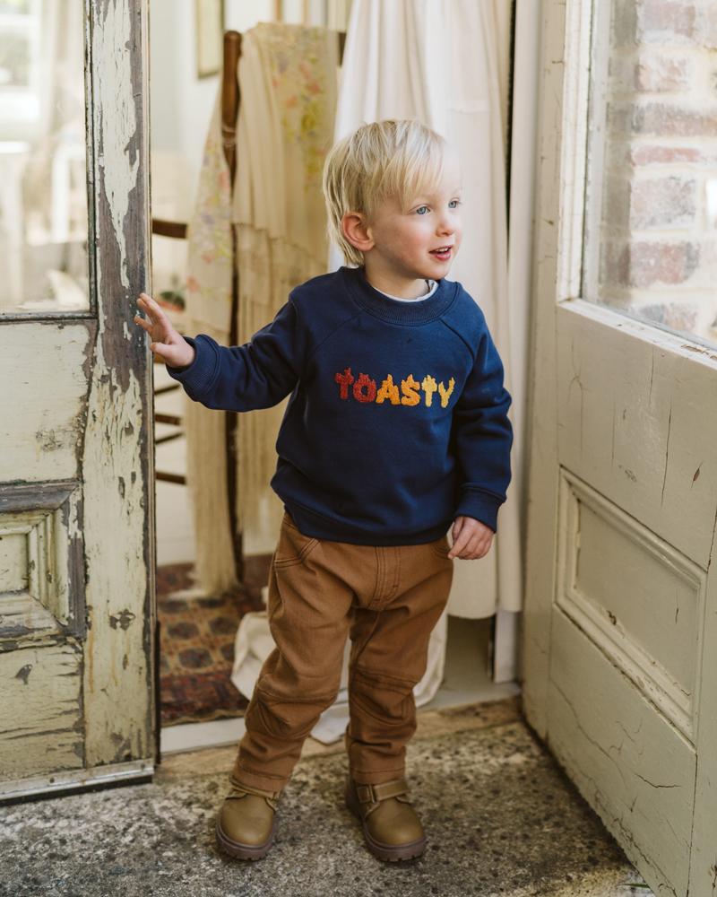 Dragon Toasty Sweat Top - Navy