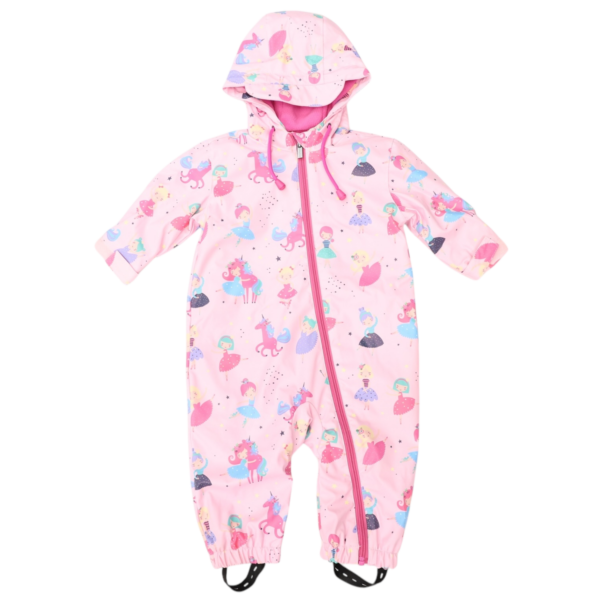 Korango Dancing Unicorns Rain Suit - Pink