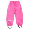 Korango Waterproof Rain Pant with Drawstring &amp; Elastic Foot Strap - Hot Pink