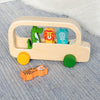 Colourful Creatures Toy Wooden Bus