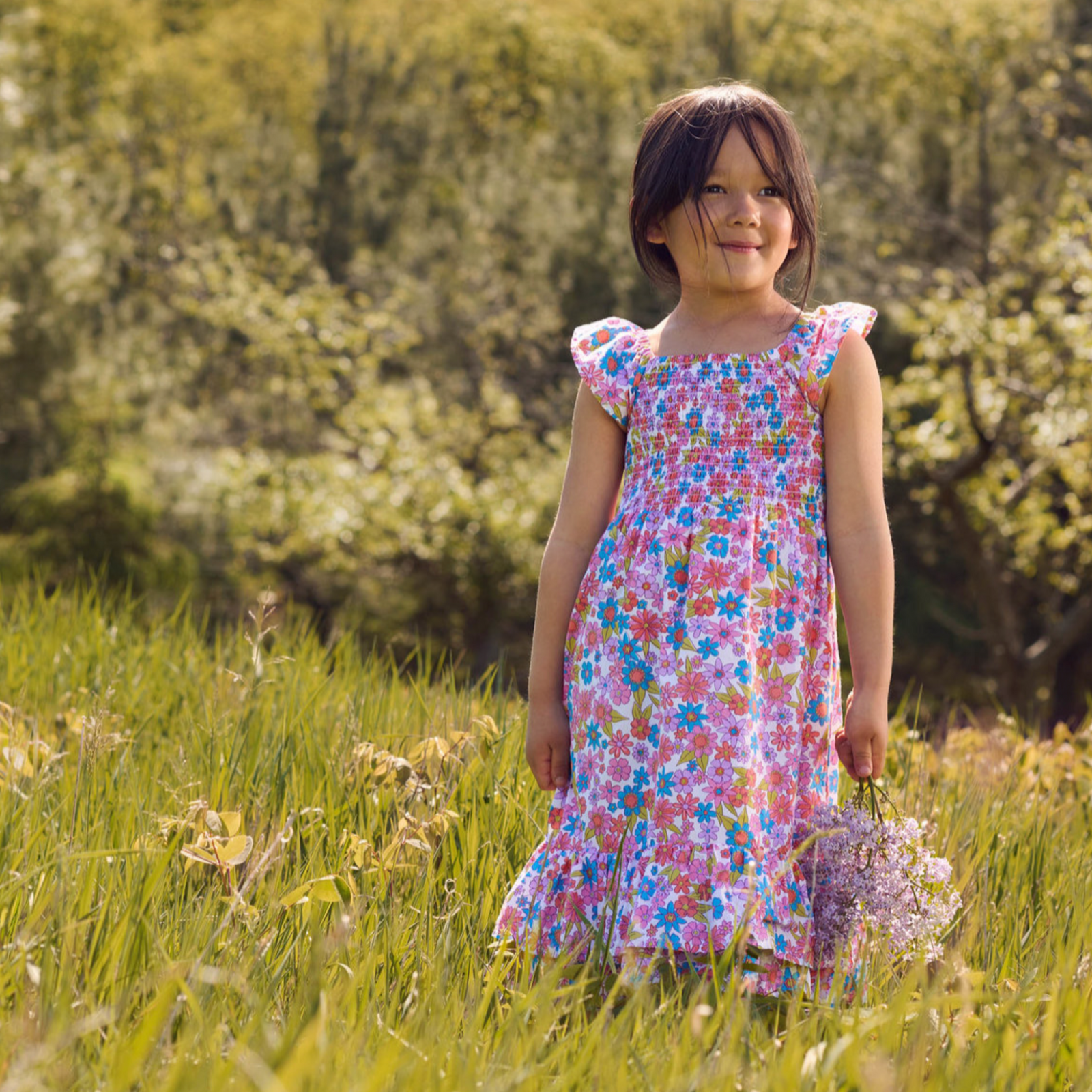Hatley Floral Smocked Dress