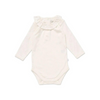 Marquise Heritage Collection - Woven Collar Bodysuit Cream