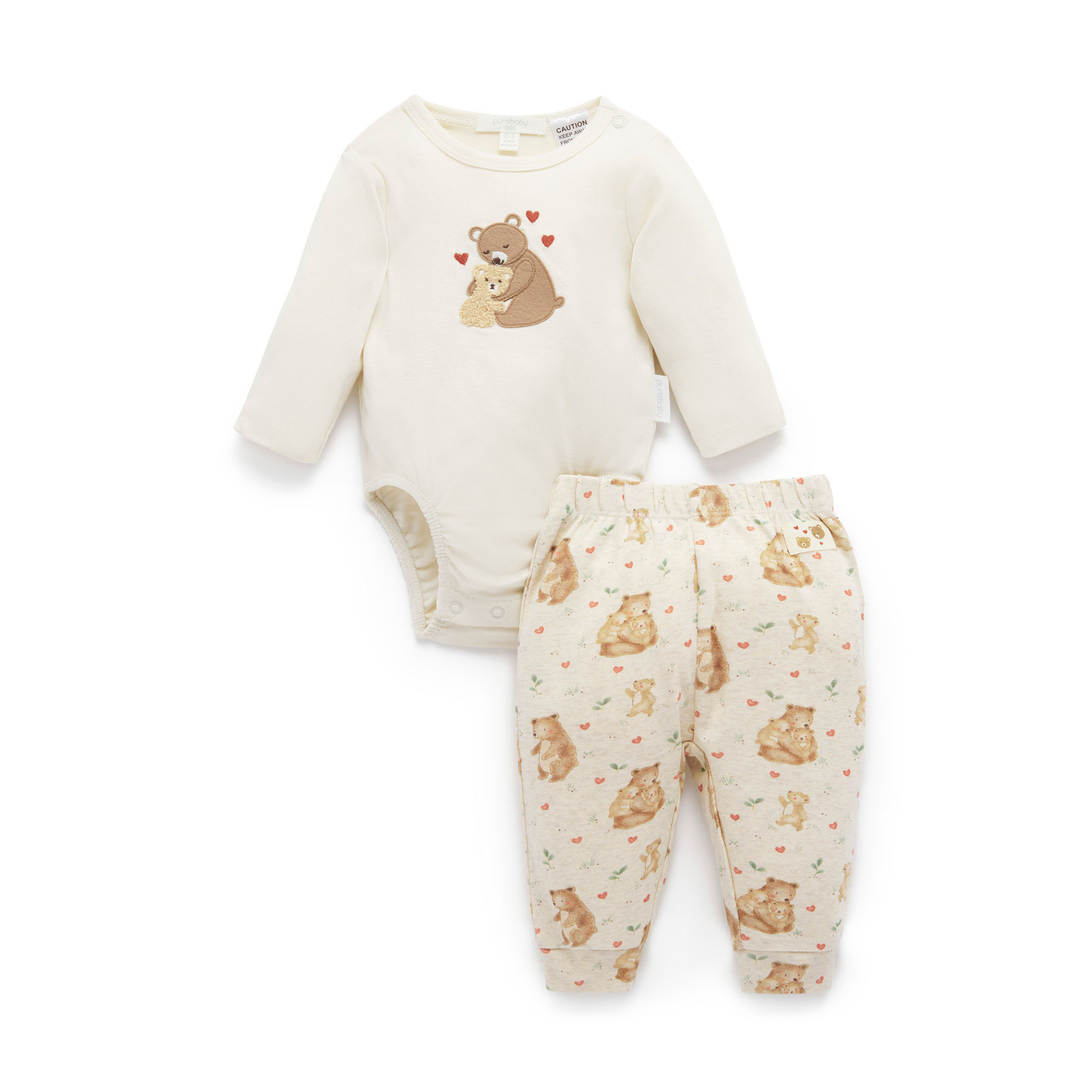Purebaby Mamma Love Print 2 piece Set