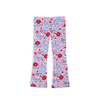 Milky Summer Blooms Flared Leggings