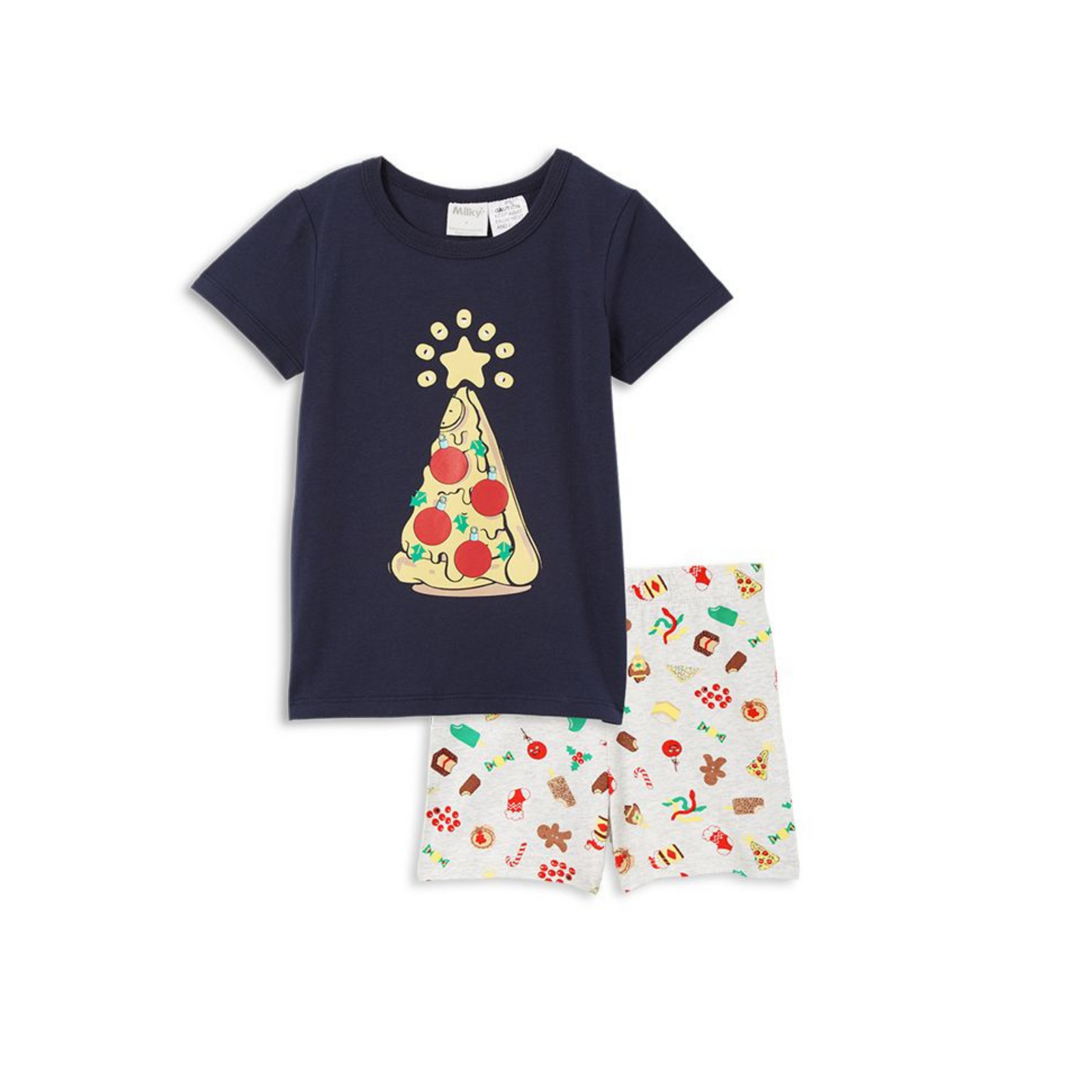 Milky Christmas Pizza Pj'so