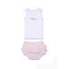 Girls Elephant Singlet and Bloomer Set