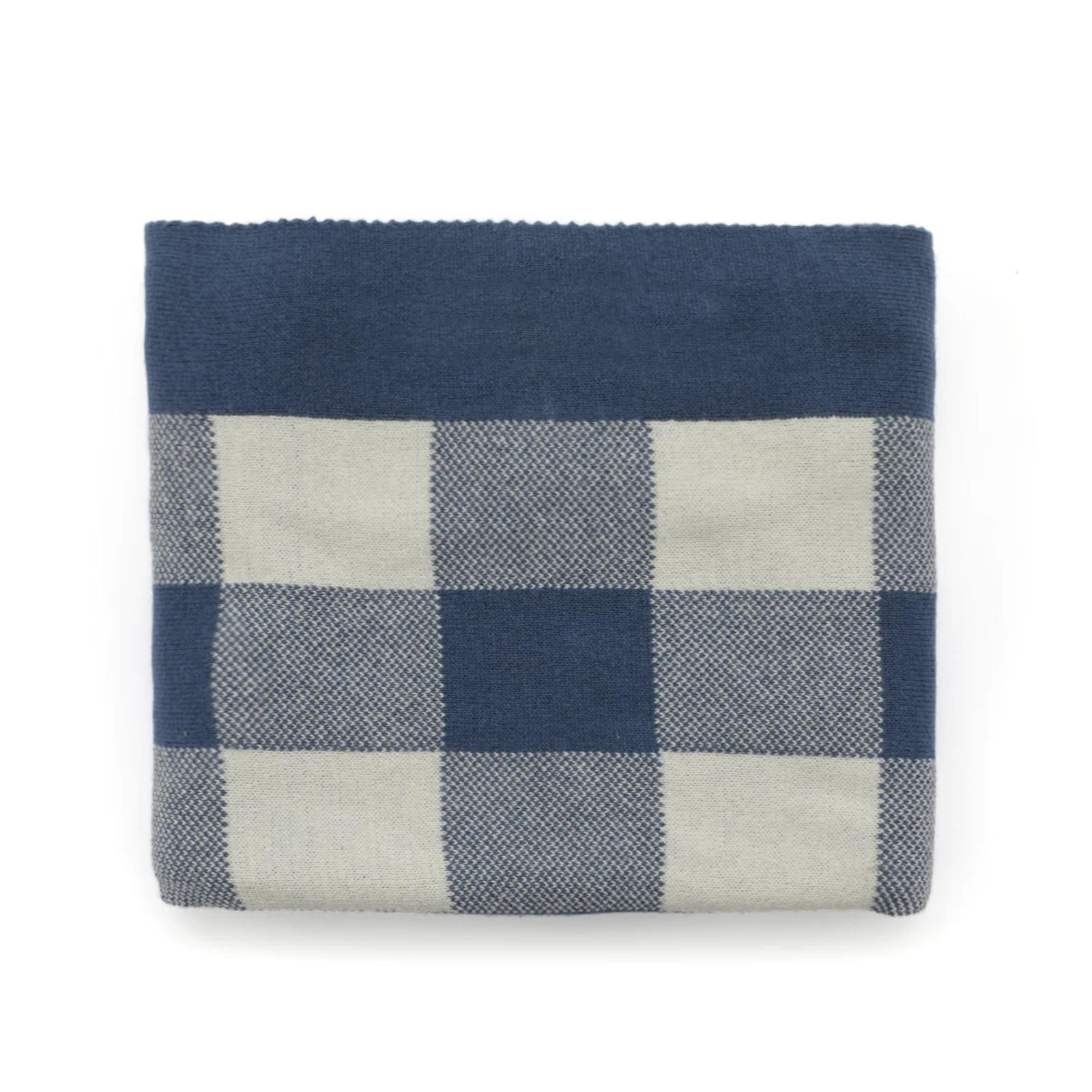 Nana Huchy Gingham Baby Blanket - Blue