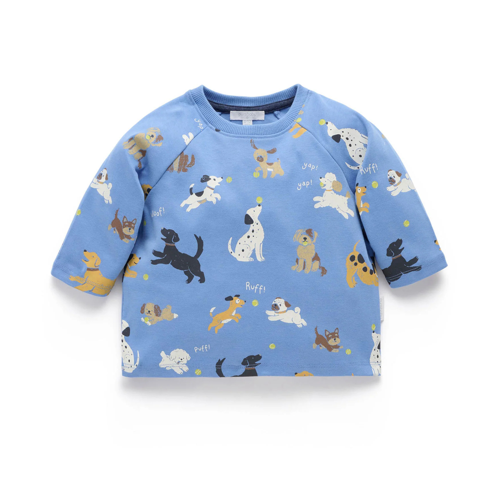 Doggy Thick Long Sleeve Tee - Chasing Balls