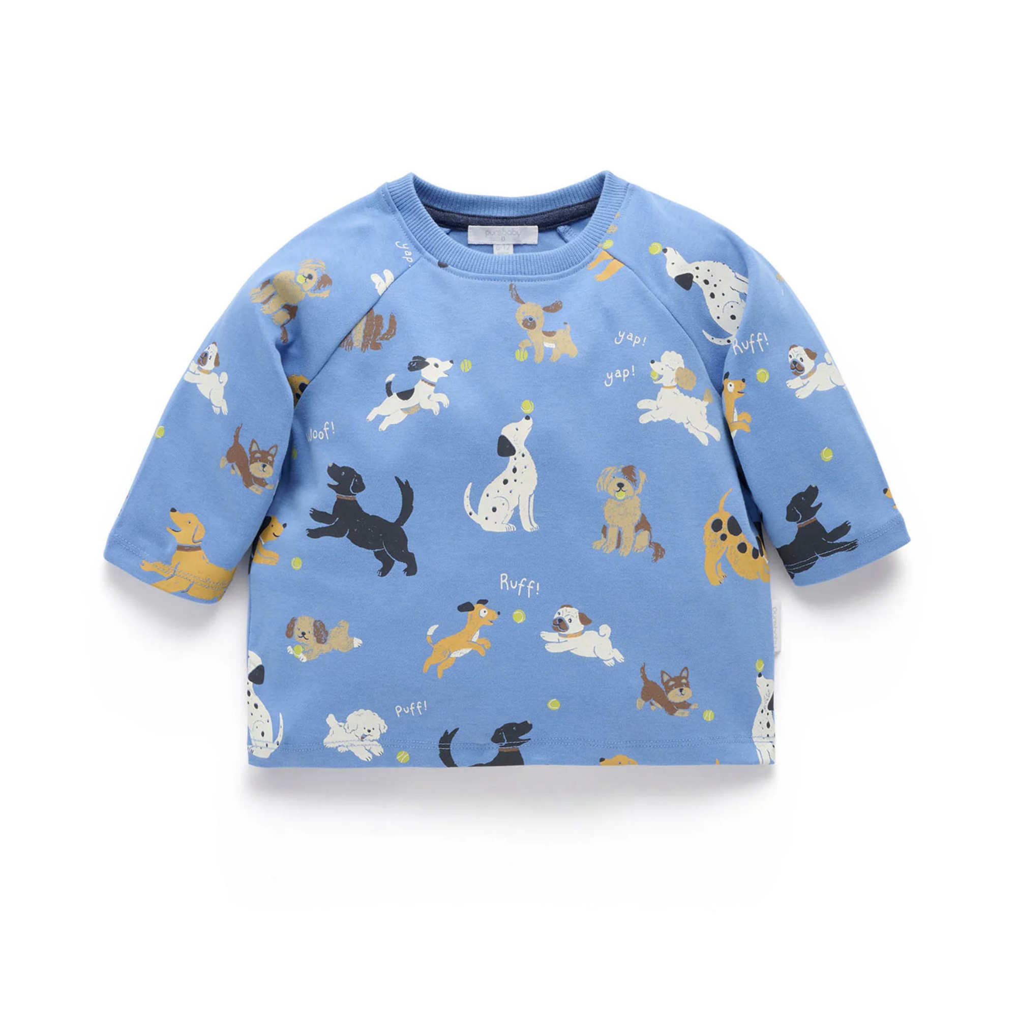Doggy Thick Long Sleeve Tee - Chasing Balls