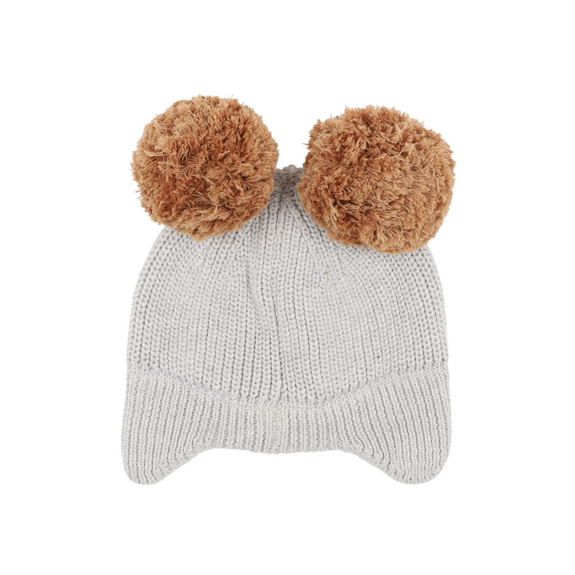 Bebe Toby Pom Pom Beanie - Pebble Marle