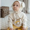 Purebaby Bunny Jumper - Wheat Melange