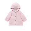 Purebaby Cable Knit Padded Jacket - Primose Melange