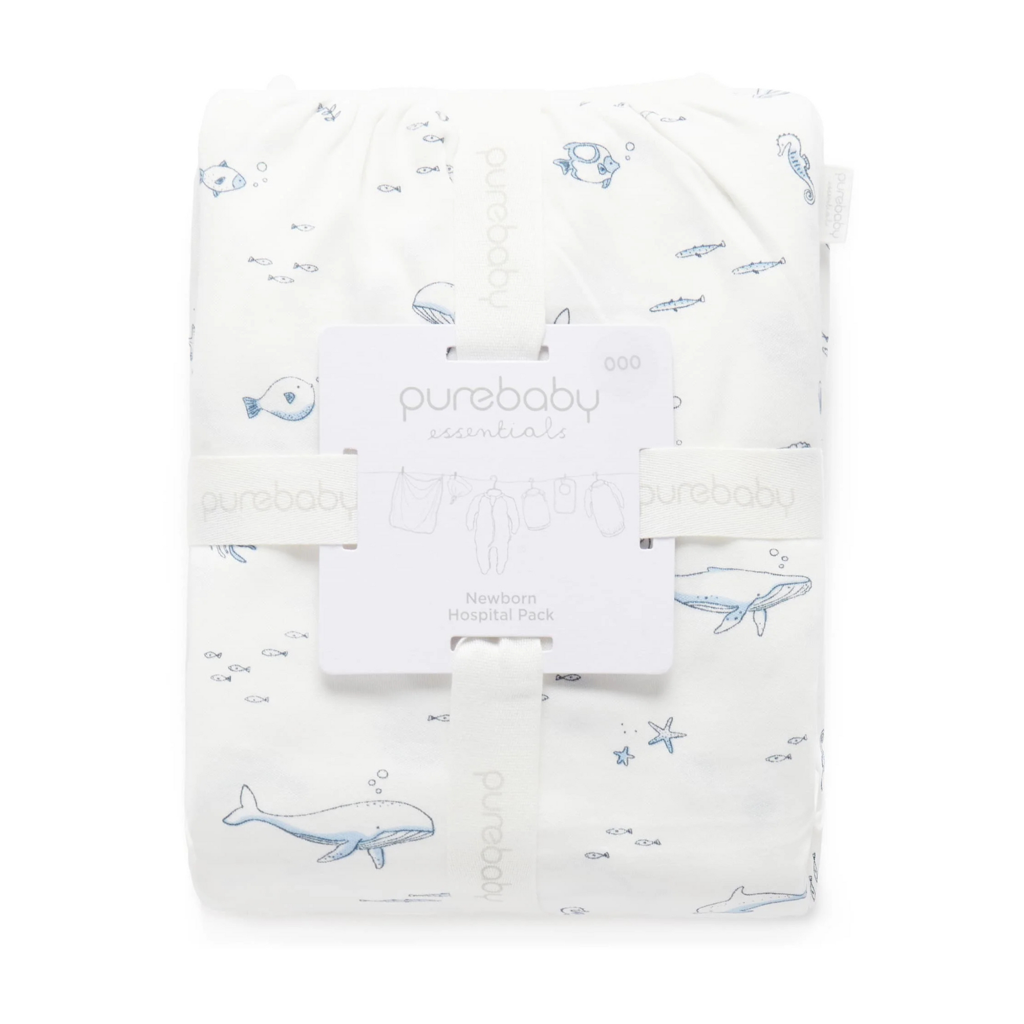 Purebaby Newborn Hospital Pack - Vanilla  Nautical