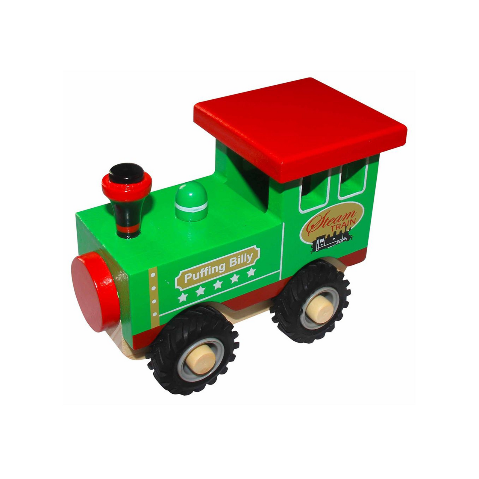 Puffing Billy Wooden Train - Green