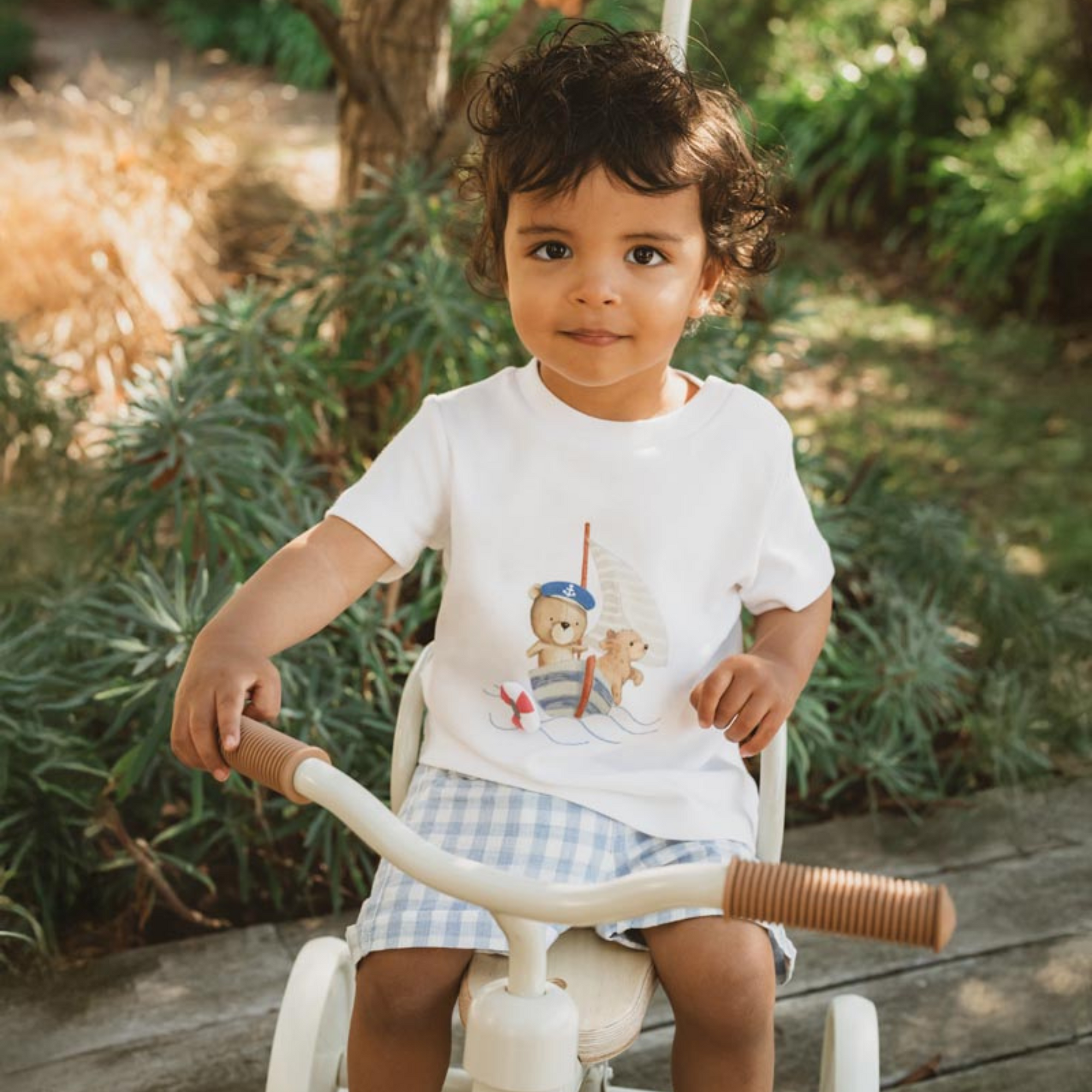 Bebe Axel Sailor Bear Organic Tee