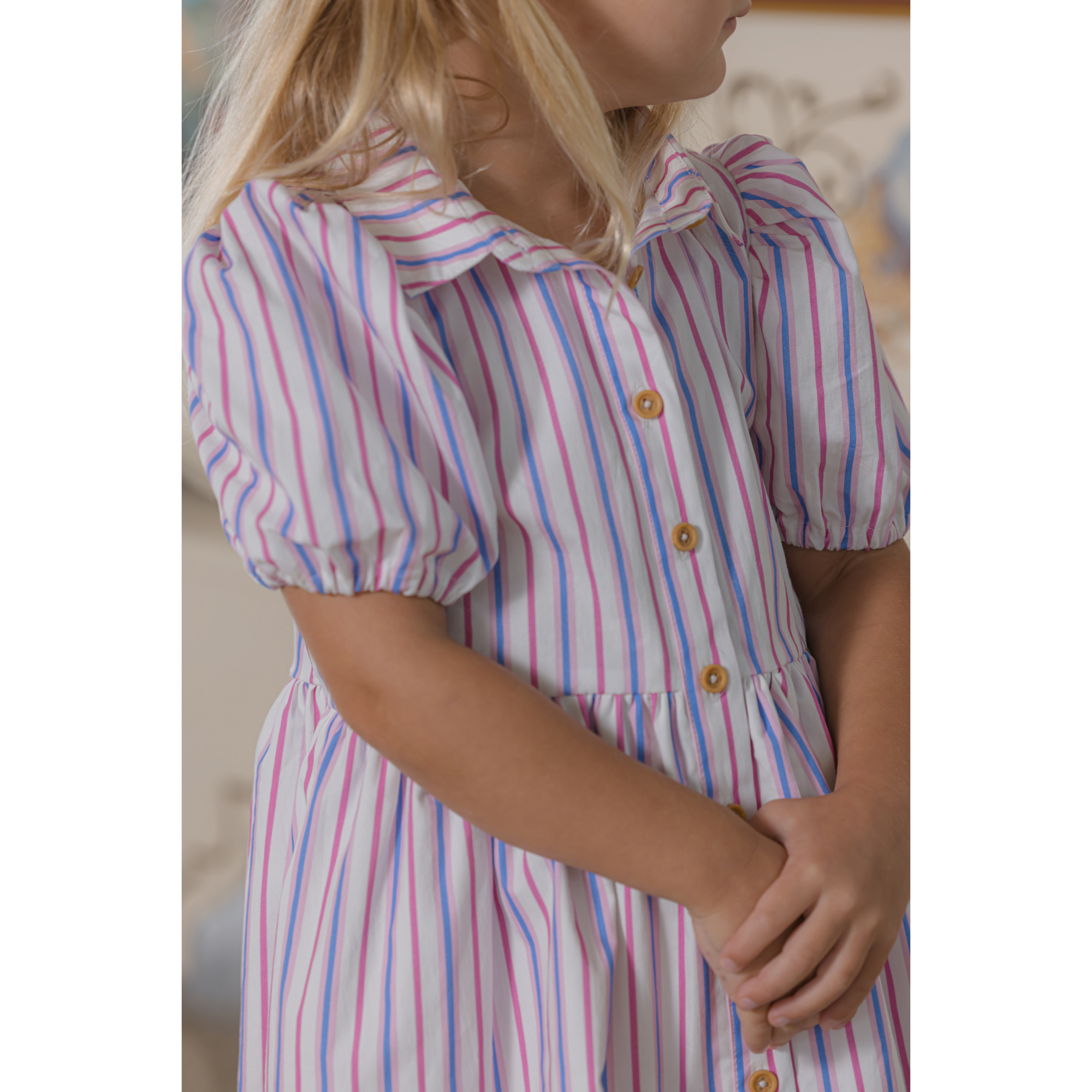 Milky Summer Stripe Dress