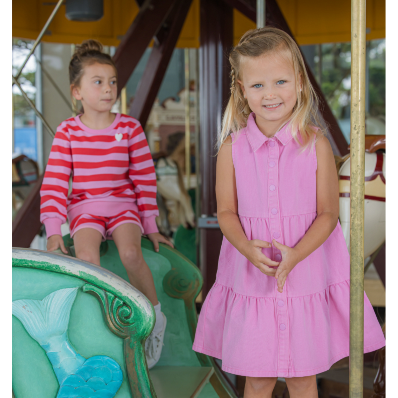 Milky Pink Twill Dress