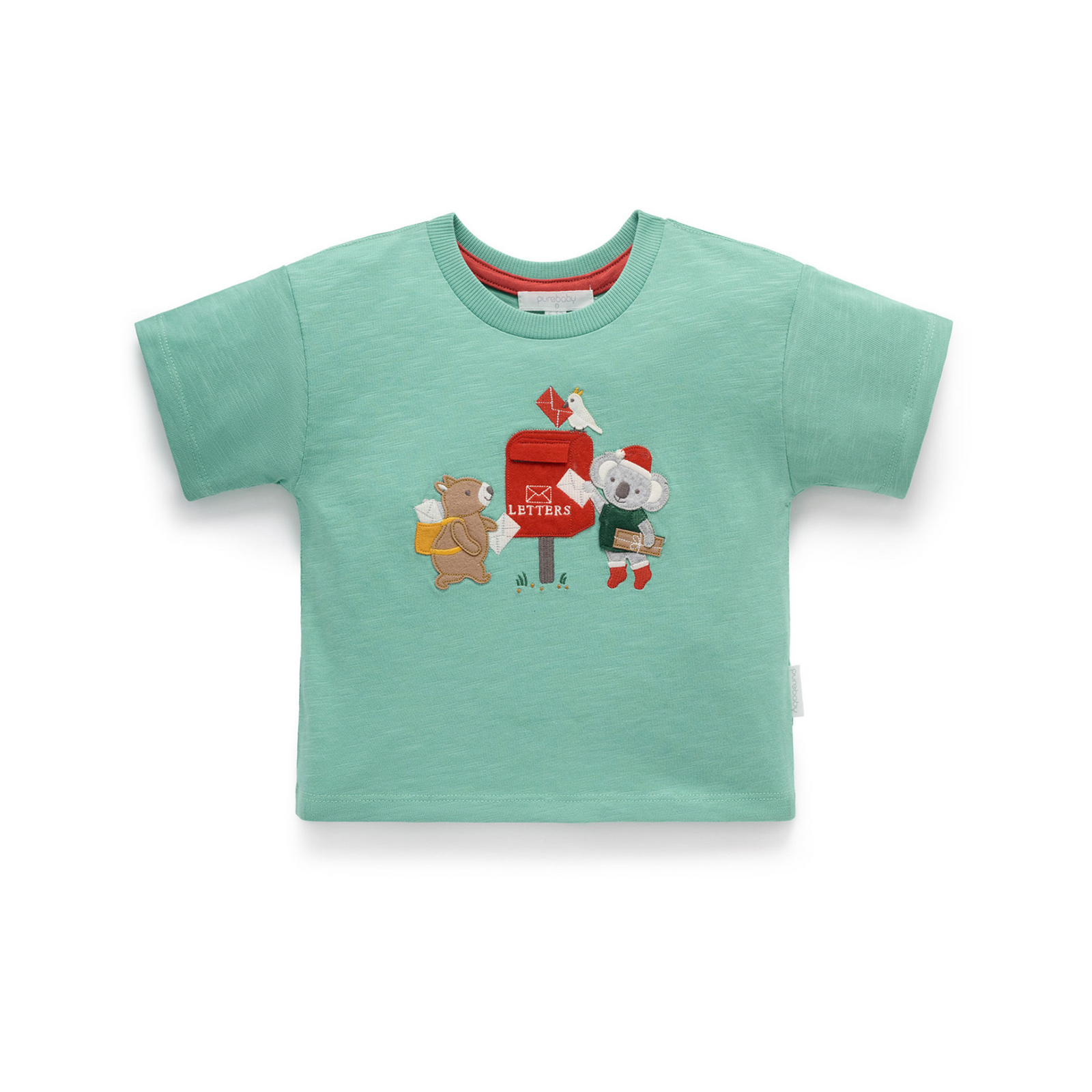 Purebaby Christmas Letterbox Tee