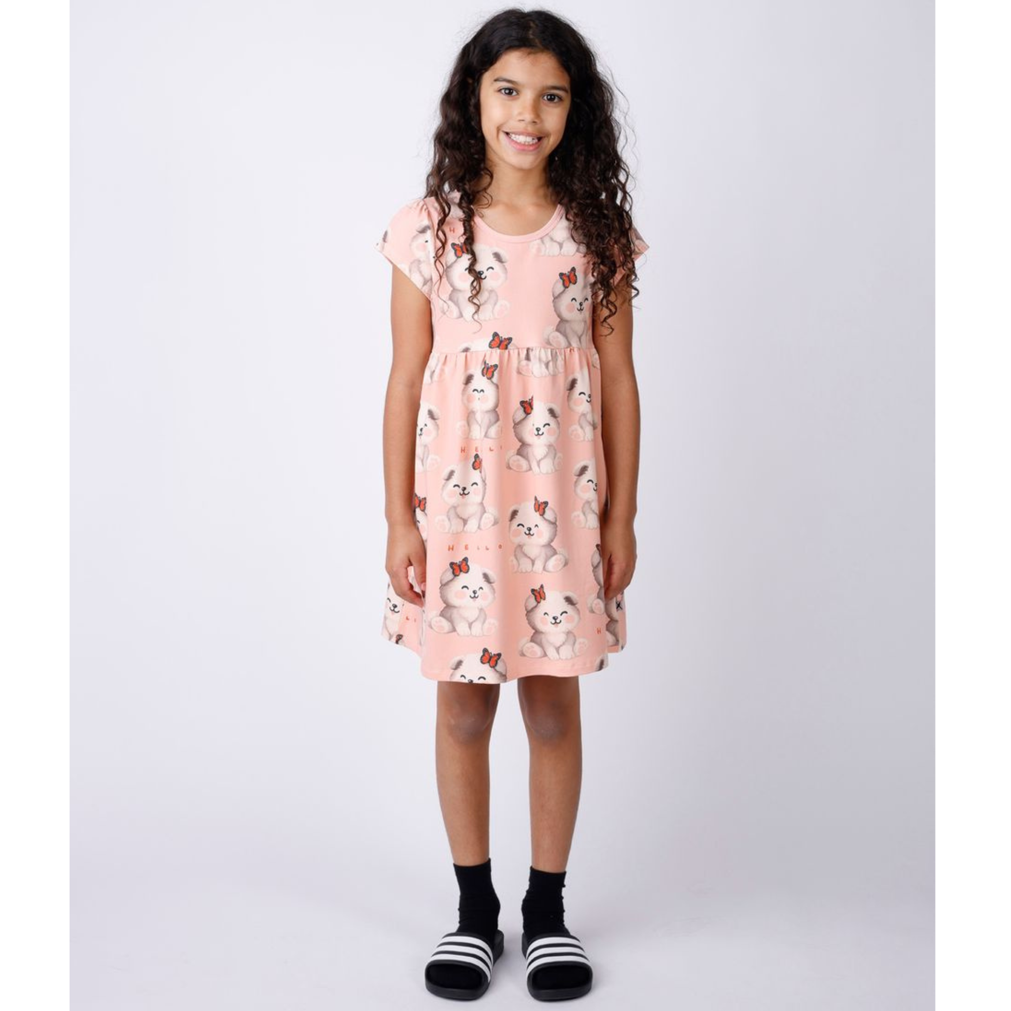 PRE-ORDER Minti Happy Puppy Dress
