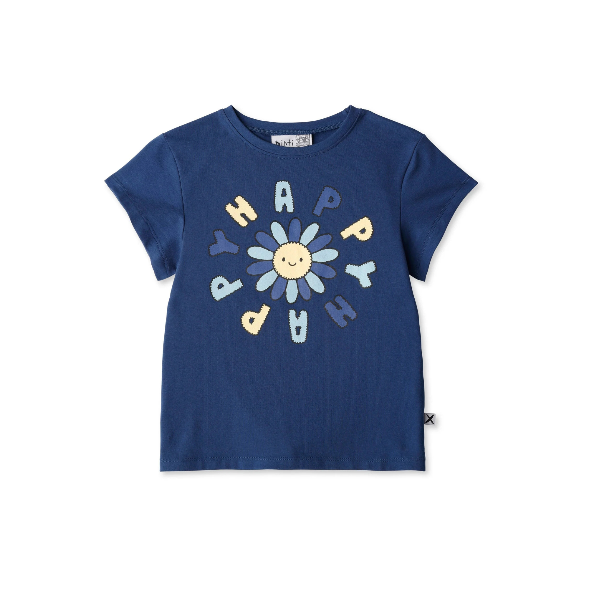 Minti Happy Happy Tee - Midnight
